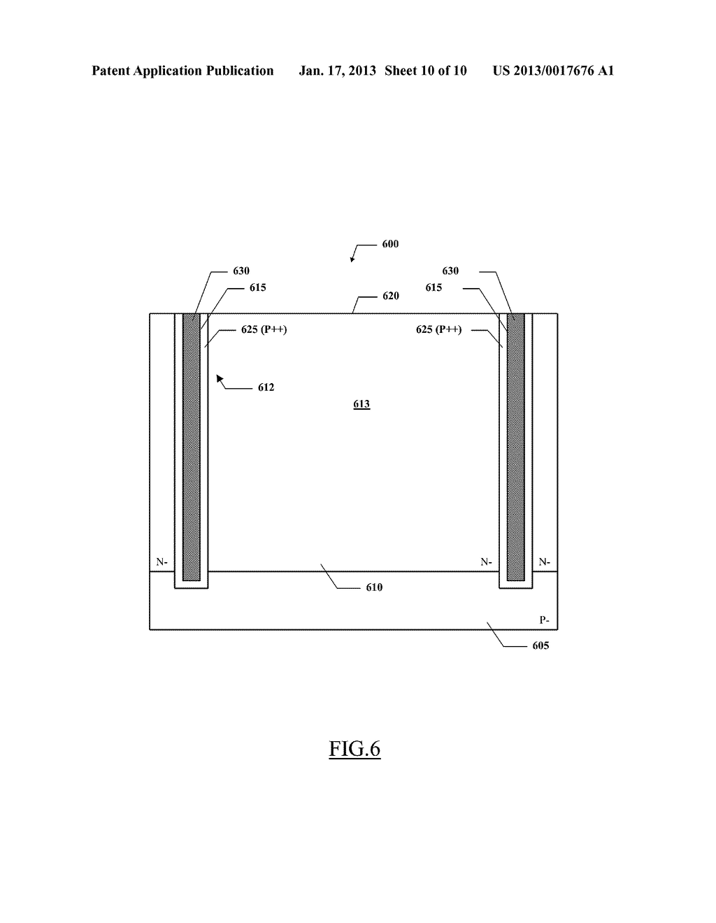 DEEP CONTACTS OF INTEGRATED ELECTRONIC DEVICES BASED ON REGIONS IMPLANTED     THROUGH TRENCHES - diagram, schematic, and image 11