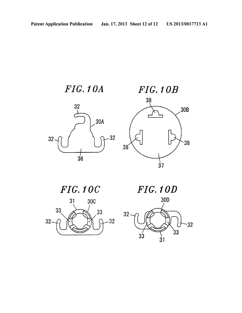 ELECTRIC WIRE POSITIONING MEMBER AND ATTACHMENT PLUG INCLUDING THE SAMEAANM ASAKUMA; YoshiakiAACI MieAACO JPAAGP ASAKUMA; Yoshiaki Mie JPAANM KAWAMOTO; TakashiAACI MieAACO JPAAGP KAWAMOTO; Takashi Mie JPAANM TAKII; ToshiyukiAACI MieAACO JPAAGP TAKII; Toshiyuki Mie JP - diagram, schematic, and image 13