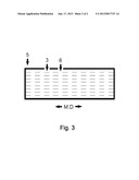 METHOD AND APPARATUS TO TEMPORARILY RESTRAIN STRETCHABLE NON-WOVEN FABRIC diagram and image