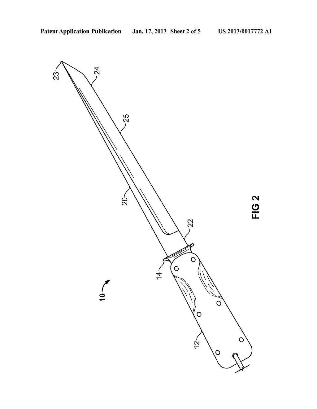 FILLETING KNIFEAANM SHAMBAUGH; James H.AACI DillsburgAAST PAAACO USAAGP SHAMBAUGH; James H. Dillsburg PA US - diagram, schematic, and image 03