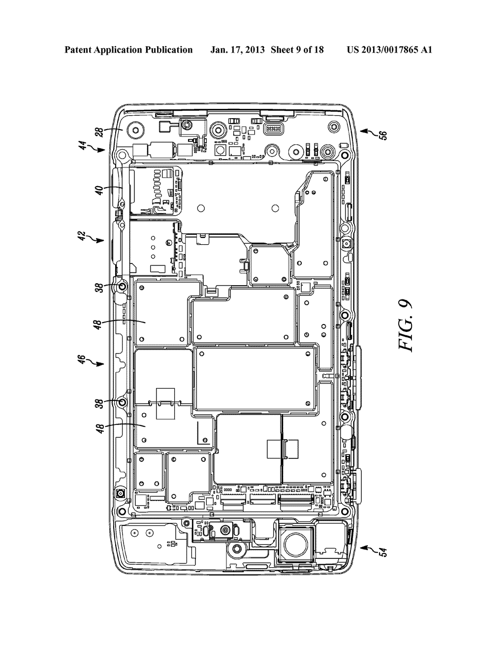 MOBILE ELECTRONIC DEVICE WITH AN ENHANCED ANTENNA FARM - diagram, schematic, and image 10