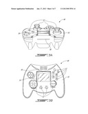 VIDEO GAME WITH BEHAVIOR INDICATORS AND CONTROLLER THEREFOR WITH     INTEGRATED DISPLAY SCREEN diagram and image