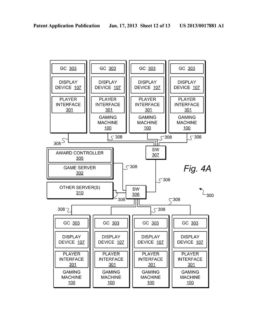 SLOT MACHINE GAME WITH ENHANCED WILD SYMBOL FEATURESAANM Watkins; Brian AlexanderAACI AustinAAST TXAACO USAAGP Watkins; Brian Alexander Austin TX US - diagram, schematic, and image 13