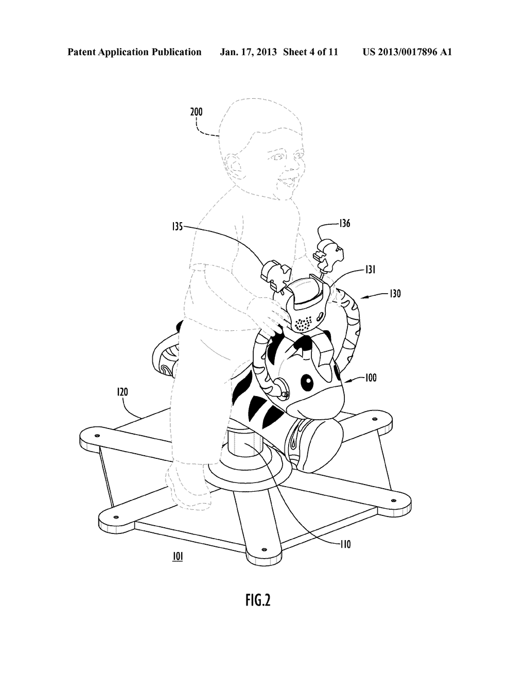 Portable Ride-On Bouncing and Spinning Toy - diagram, schematic, and image 05