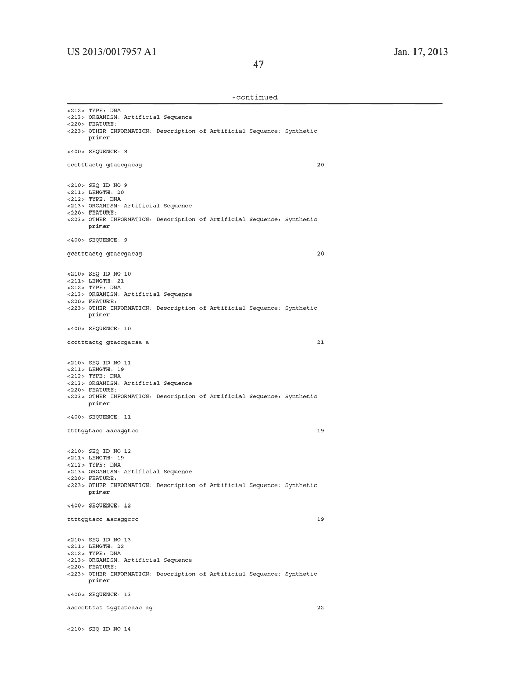 METHODS OF MONITORING CONDITIONS BY SEQUENCE ANALYSIS - diagram, schematic, and image 75