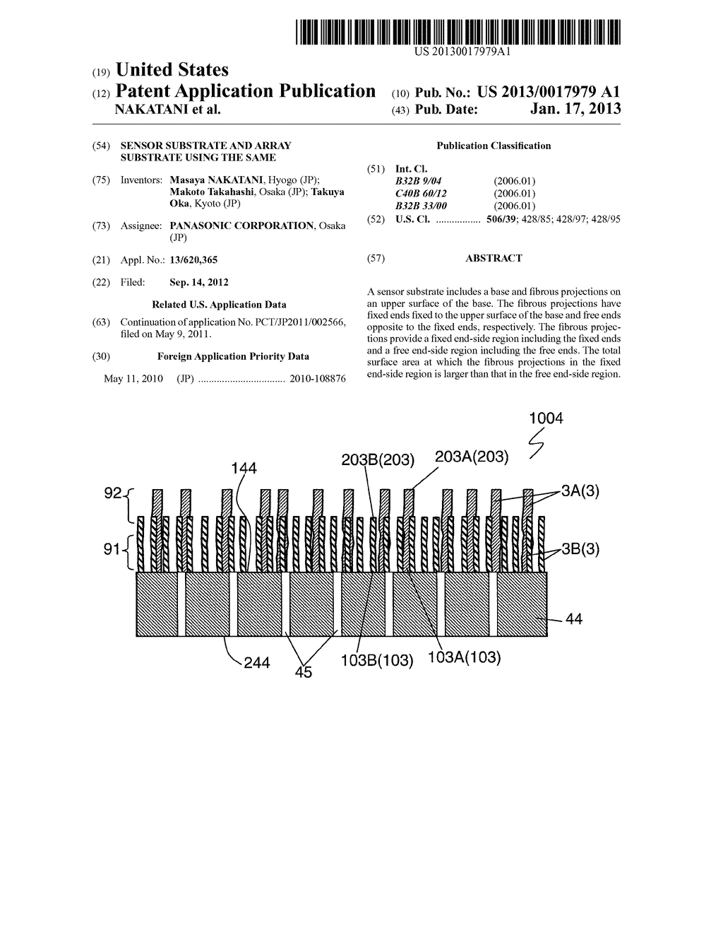 SENSOR SUBSTRATE AND ARRAY SUBSTRATE USING THE SAME - diagram, schematic, and image 01