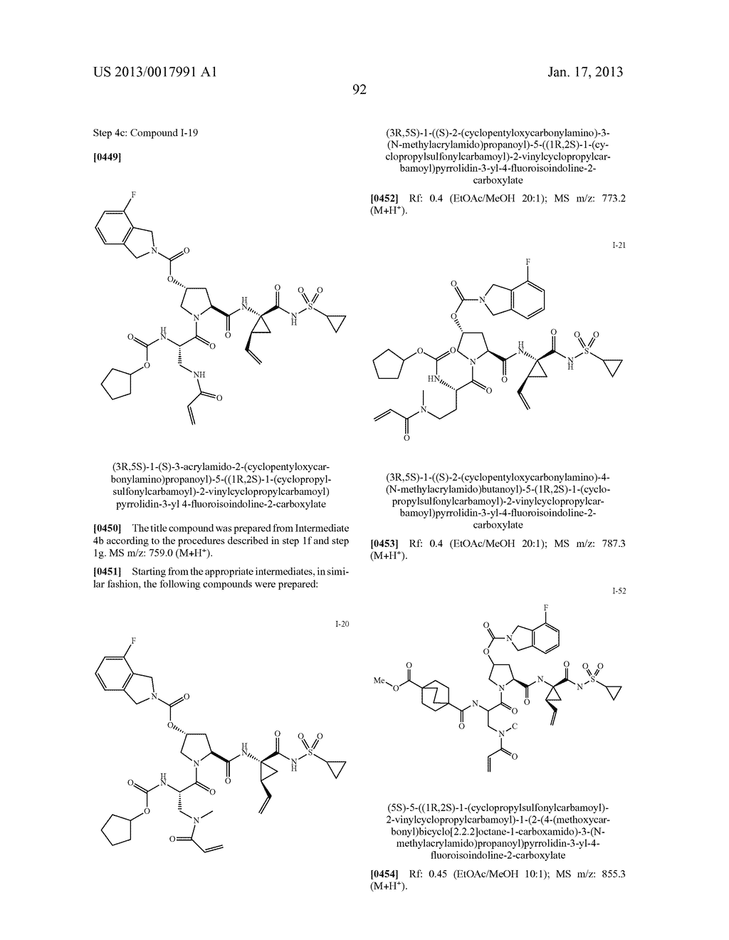 HCV PROTEASE INHIBITORS AND USES THEREOF - diagram, schematic, and image 104