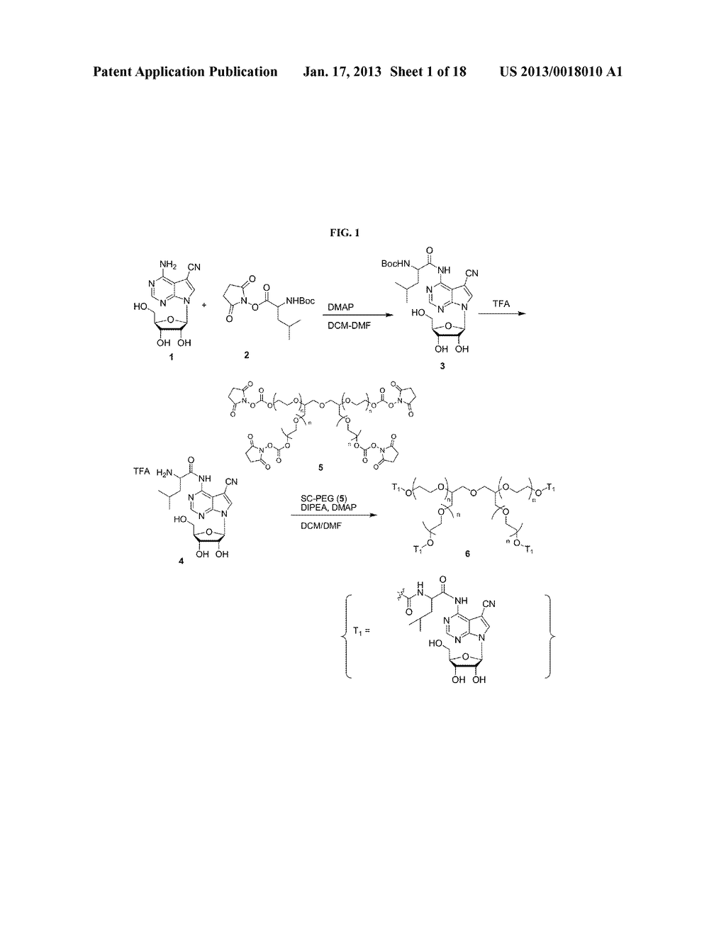 POLYMERIC CONJUGATES OF ADENINE NUCLEOSIDE ANALOGS - diagram, schematic, and image 02