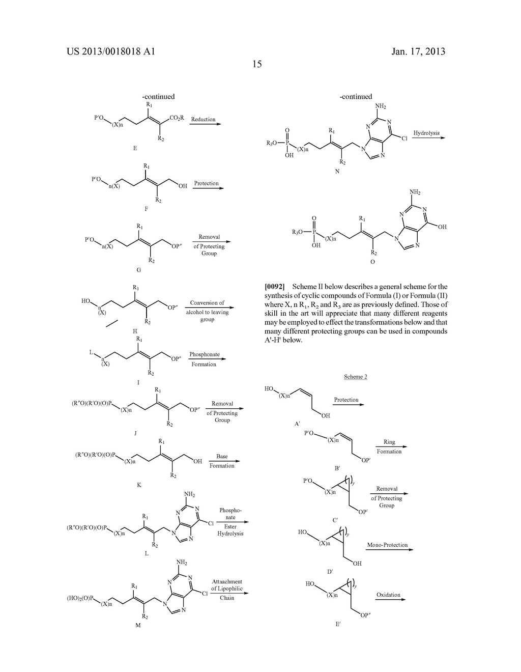 NOVEL NUCLEOSIDE PHOSPHONATES AND ANALOGS - diagram, schematic, and image 16