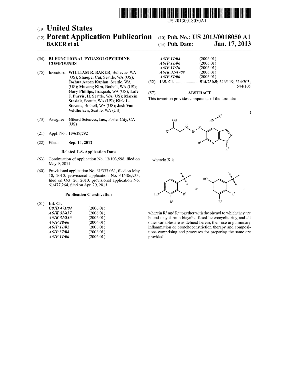 BI-FUNCTIONAL PYRAZOLOPYRIDINE COMPOUNDS - diagram, schematic, and image 01
