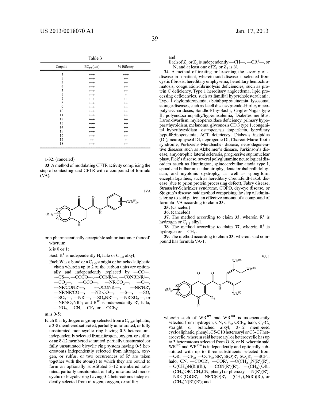 MODULATORS OF CYSTIC FIBROSIS TRANSMEMBRANE CONDUCTANCE REGULATOR - diagram, schematic, and image 40