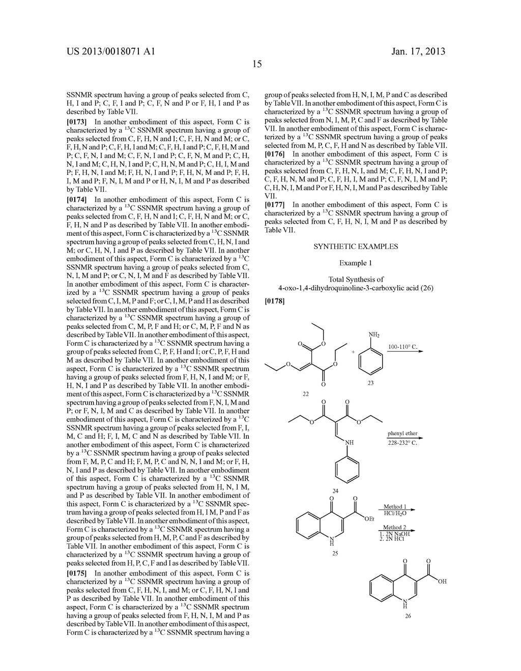 Solid Forms of     N-[2,4-bis(1,1-dimethylethyl)-5-hydroxyphenyl]-1,4-dihydro-4-oxoquinoline-    -3-carboxamide - diagram, schematic, and image 22