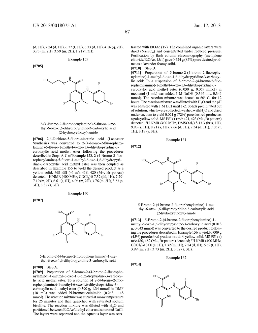 HETEROCYCLIC INHIBITORS OF MEK AND METHODS OF USE THEREOF - diagram, schematic, and image 105