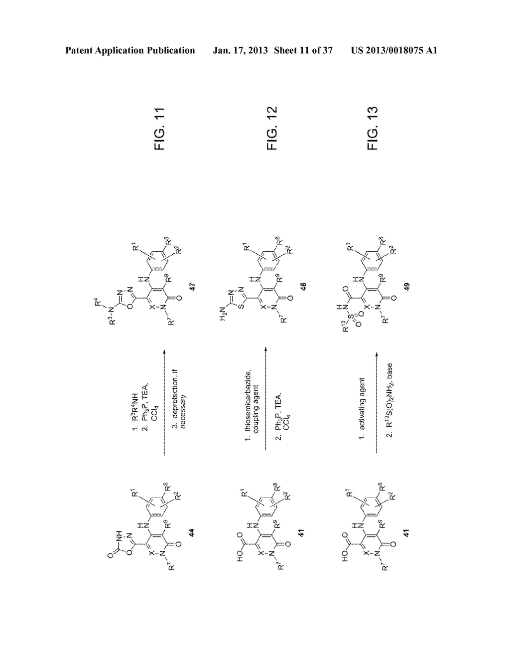 HETEROCYCLIC INHIBITORS OF MEK AND METHODS OF USE THEREOF - diagram, schematic, and image 12