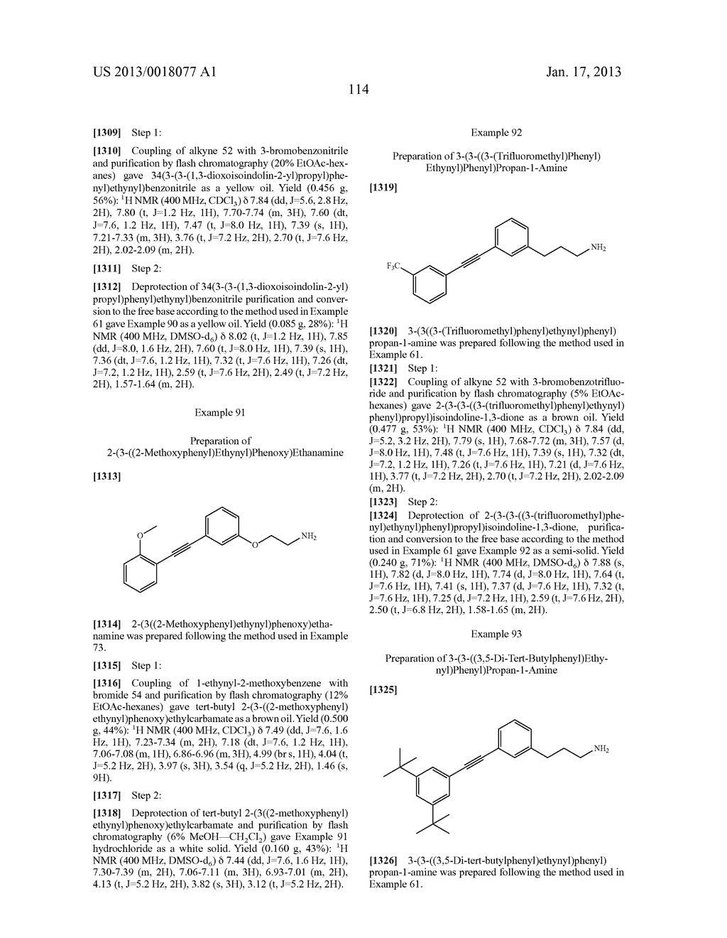 ALKYNYL PHENYL DERIVATIVE COMPOUNDS FOR TREATING OPHTHALMIC DISEASES AND     DISORDERS - diagram, schematic, and image 129