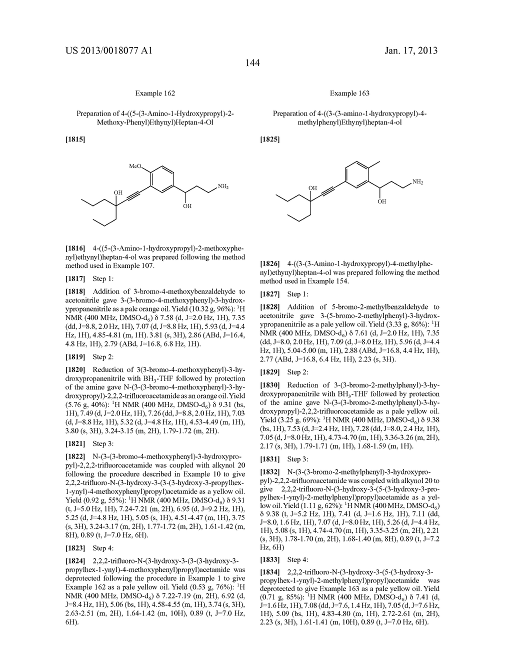 ALKYNYL PHENYL DERIVATIVE COMPOUNDS FOR TREATING OPHTHALMIC DISEASES AND     DISORDERS - diagram, schematic, and image 159