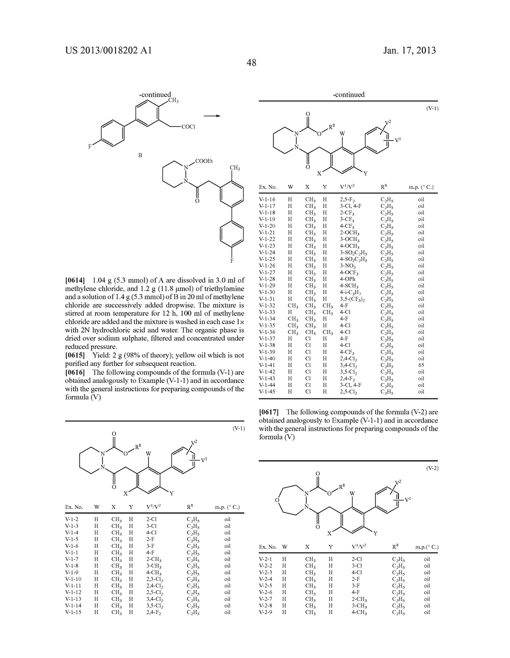 4-Biphenyl-Substituted Pyrazolidin-3,5-Dione Derivatives - diagram, schematic, and image 49