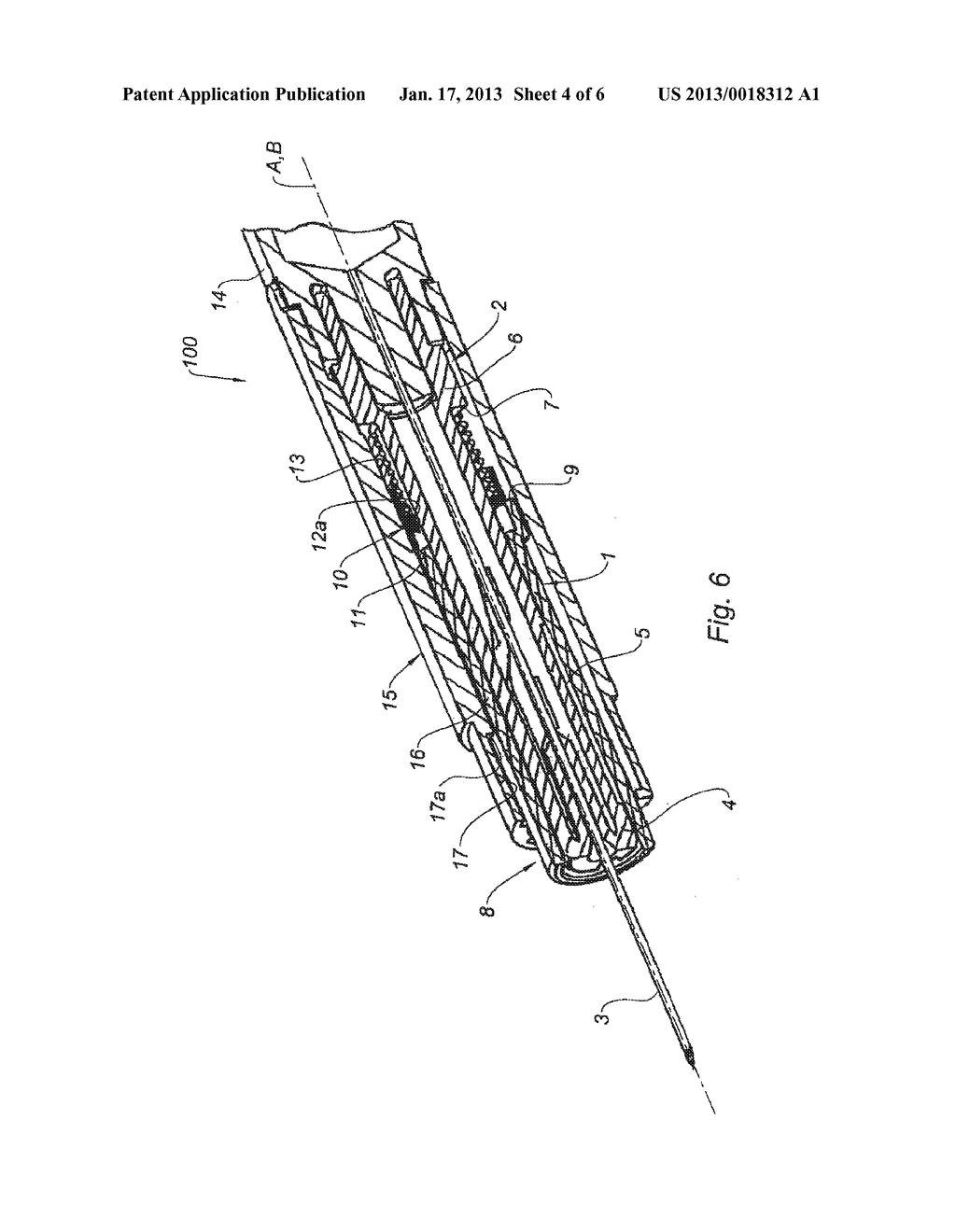 NEEDLE PROTECTION ASSEMBLY WITH RADIALLY MOVABLE LOCKING ELEMENT - diagram, schematic, and image 05