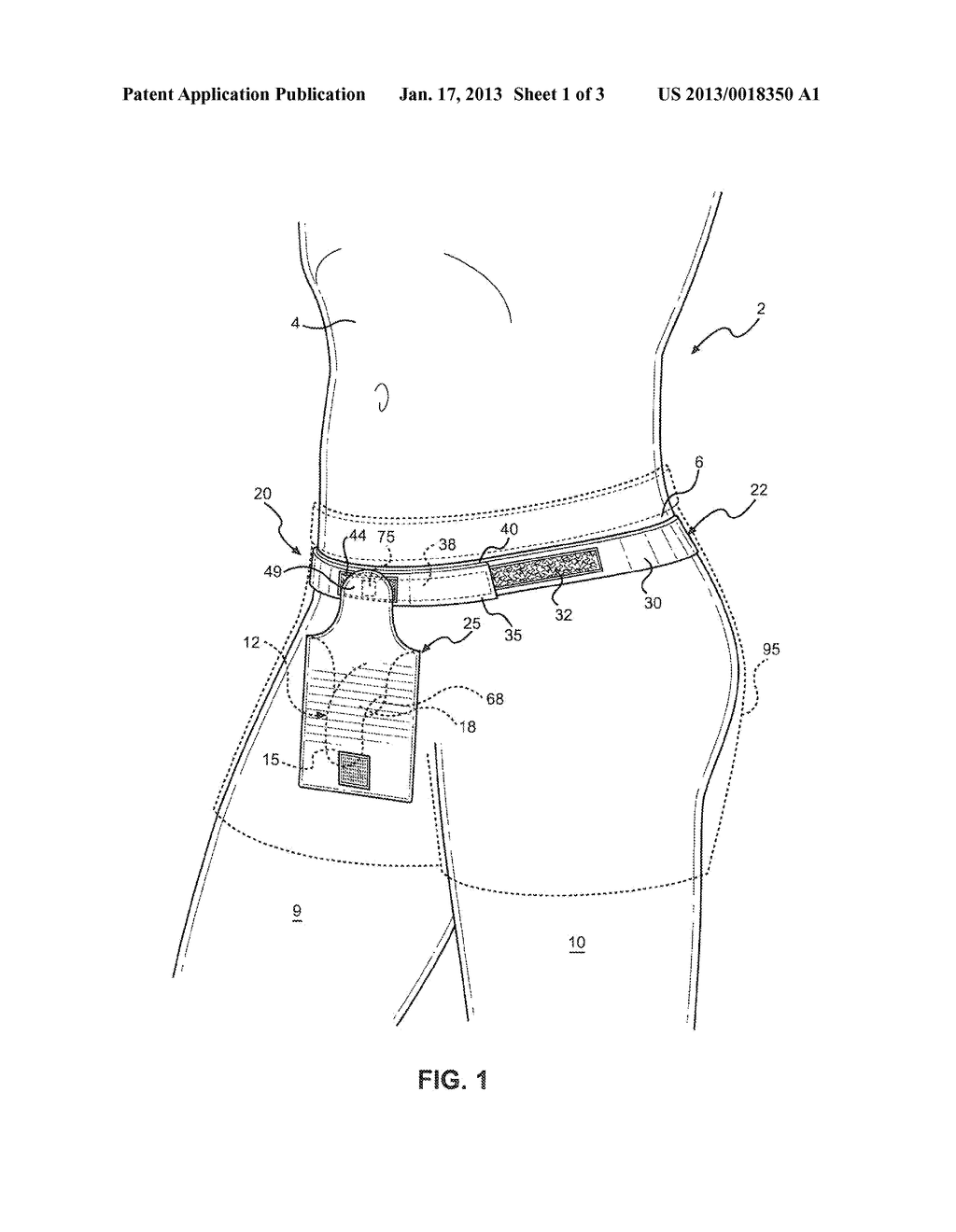 Disposable Incontinence Pouch Assembly - diagram, schematic, and image 02