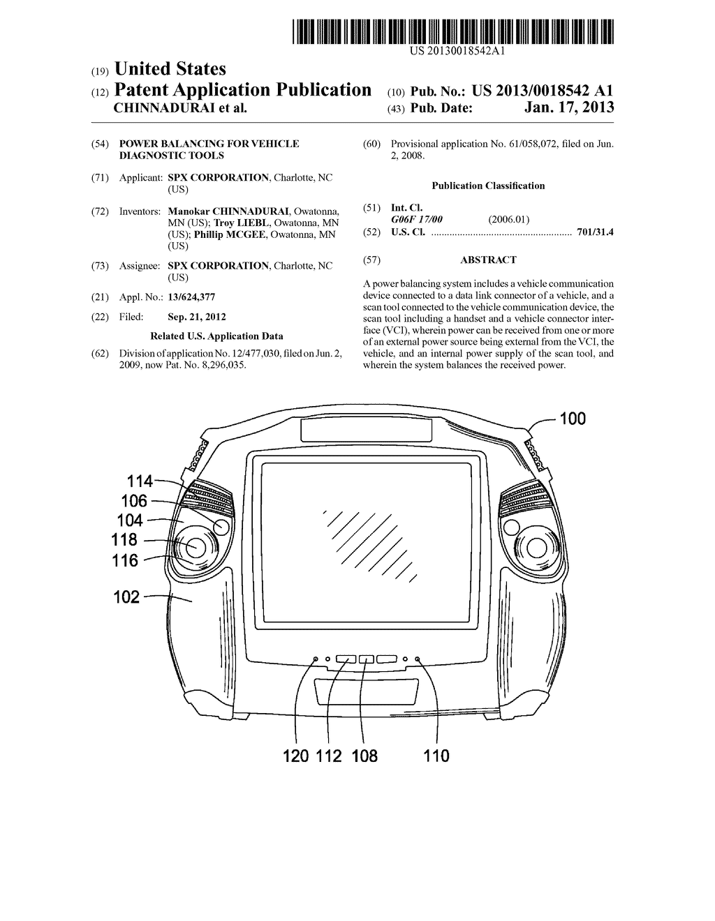 POWER BALANCING FOR VEHICLE DIAGNOSTIC TOOLS - diagram, schematic, and image 01