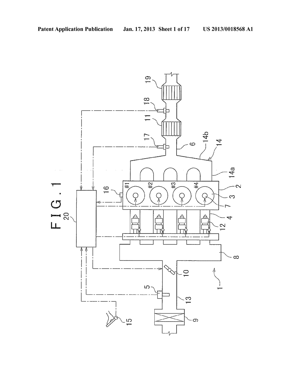 CONTROL APPARATUS AND CONTROL METHOD FOR INTERNAL COMBUSTION ENGINEAANM Takada; NorifumiAACI Susono-shiAACO JPAAGP Takada; Norifumi Susono-shi JPAANM Honda; TomoakiAACI Gotenba-shiAACO JPAAGP Honda; Tomoaki Gotenba-shi JP - diagram, schematic, and image 02