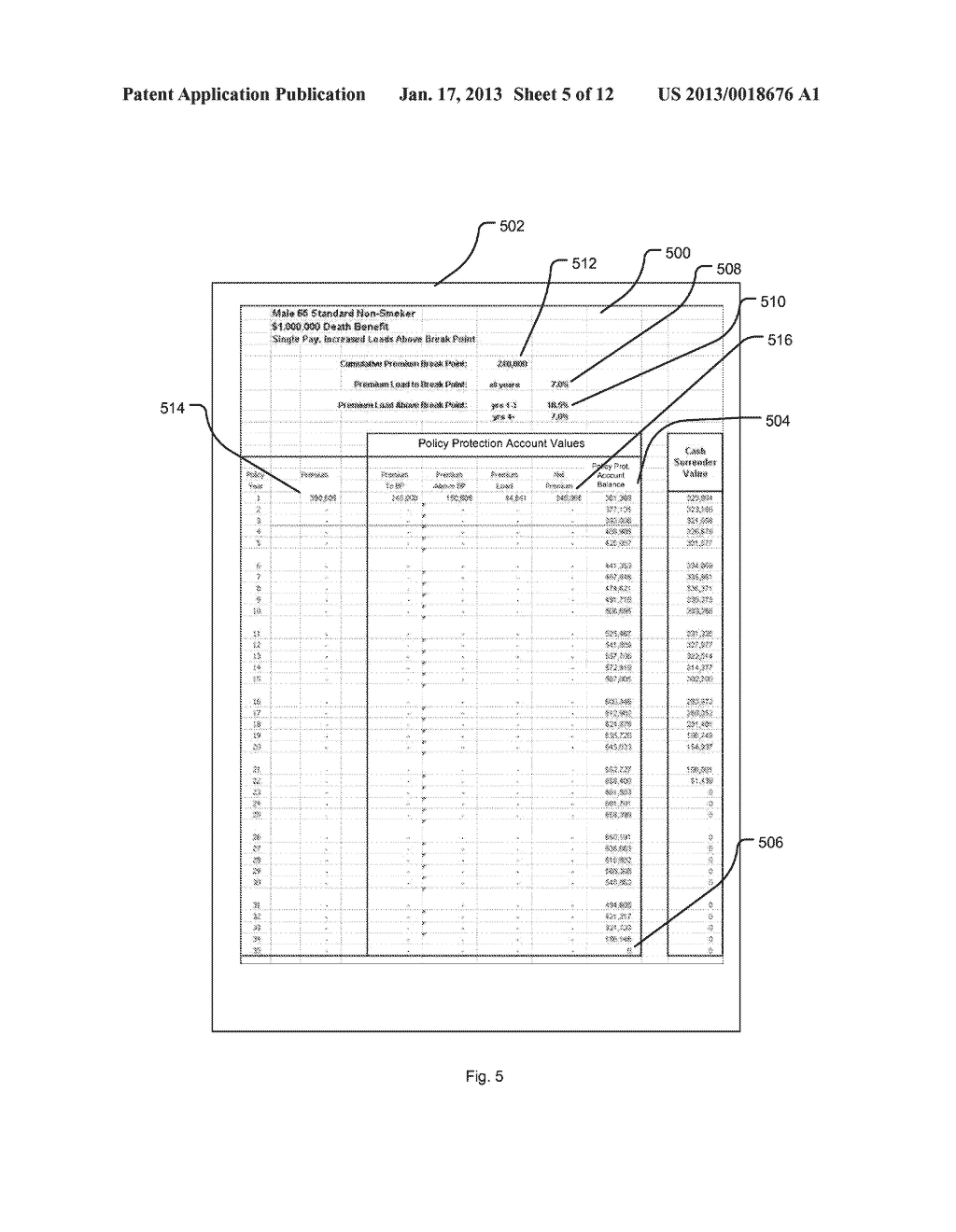 SYSTEM AND METHOD FOR PROCESSING DATA RELATED TO A LIFE INSURANCE POLICY     HAVING A SECONDARY GUARANTEEAANM Fischer; Paul M.AACI South WindsorAAST CTAACO USAAGP Fischer; Paul M. South Windsor CT USAANM Niedzielski; AndrewAACI WethersfieldAAST CTAACO USAAGP Niedzielski; Andrew Wethersfield CT USAANM VanHorn; Gerald G.AACI TollandAAST CTAACO USAAGP VanHorn; Gerald G. Tolland CT US - diagram, schematic, and image 06