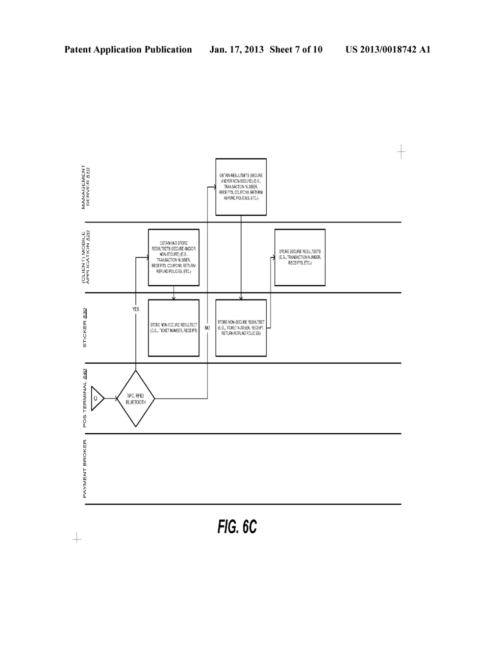 NFC TRANSACTIONS USING PAYMENT CREDENTALS STORED AT A REMOTE SERVER - diagram, schematic, and image 08