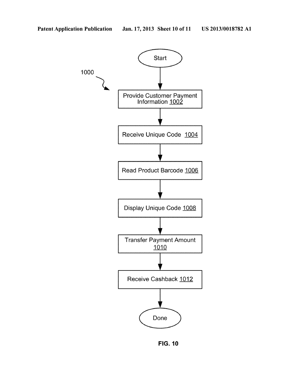 METHODS AND SYSTEMS FOR FACILITATING MOBILE DEVICE PAYMENTS USING CODES     AND CASHBACK BUSINESS MODEL - diagram, schematic, and image 11