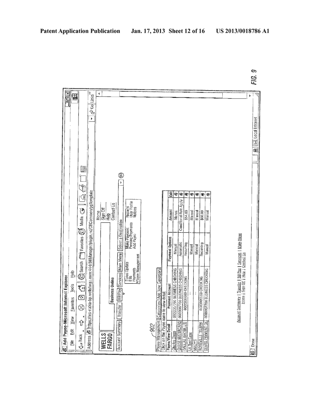 ELECTRONIC BILL PAY AND BILL PRESENTMENT ACCOUNT NUMBER TREATMENT SYSTEM     AND METHOD - diagram, schematic, and image 13