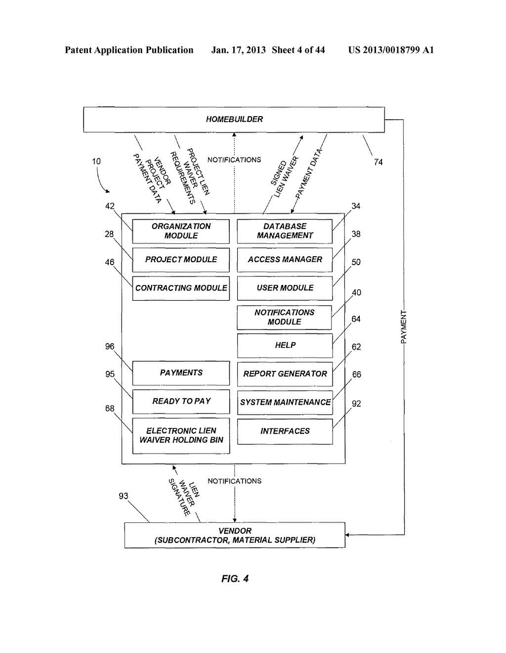 CONSTRUCTION PAYMENT MANAGEMENT SYSTEM AND METHOD WITH SUB-TIER DOCUMENT     EXCHANGE AND APPROVAL FEATURES - diagram, schematic, and image 05