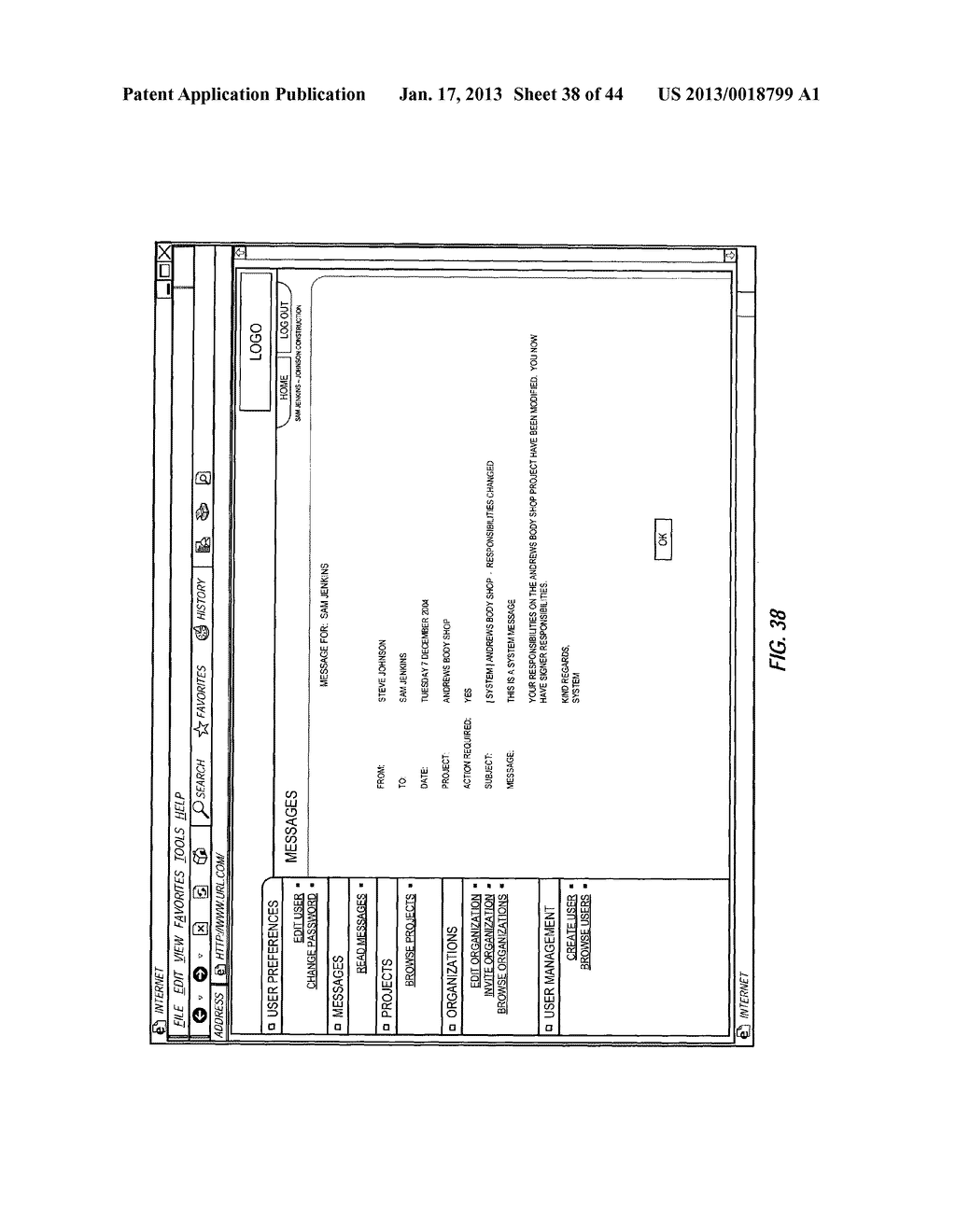 CONSTRUCTION PAYMENT MANAGEMENT SYSTEM AND METHOD WITH SUB-TIER DOCUMENT     EXCHANGE AND APPROVAL FEATURES - diagram, schematic, and image 39