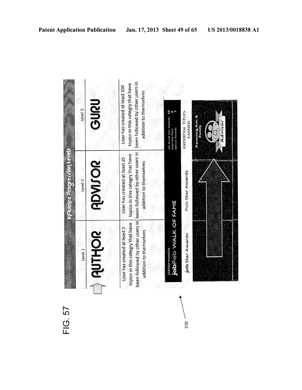 System and Method for Social Influence Credentialing within a Sentiment     Sharing Community - diagram, schematic, and image 50