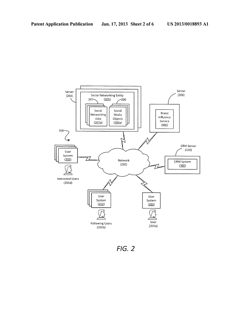 METHOD AND SYSTEM FOR DETERMINING A USER'S BRAND INFLUENCE - diagram, schematic, and image 03