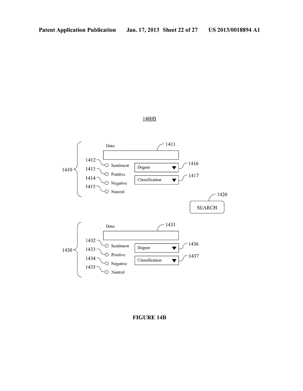 SYSTEM AND METHOD OF SENTIMENT DATA GENERATION - diagram, schematic, and image 23