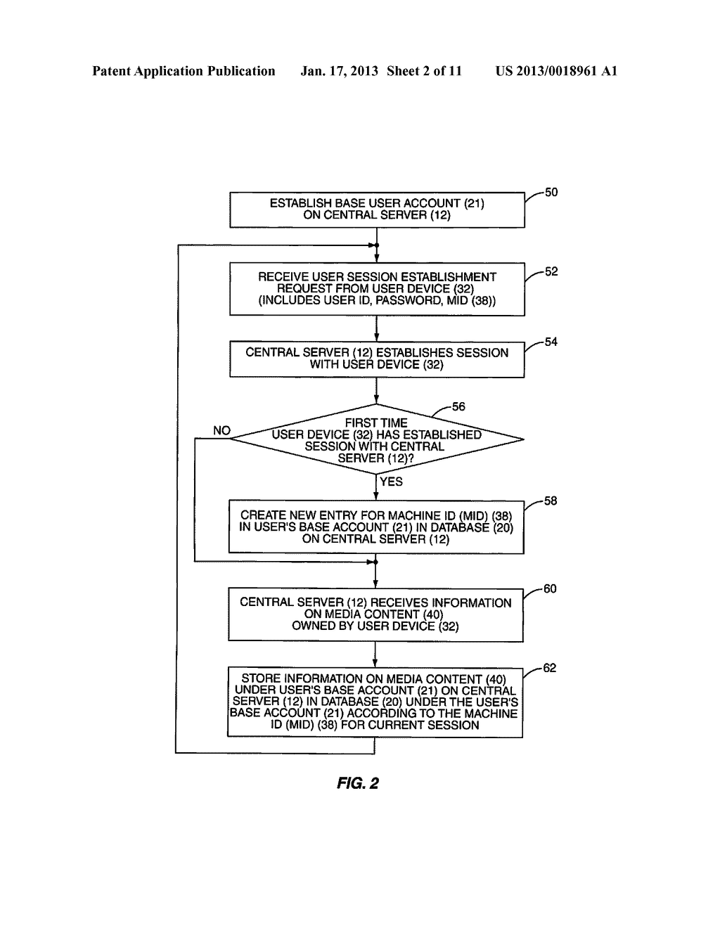 METHOD AND SYSTEM FOR COLLECTING INFORMATION ABOUT A USER'S MEDIA     COLLECTIONS FROM MULTIPLE LOGIN POINTS - diagram, schematic, and image 03