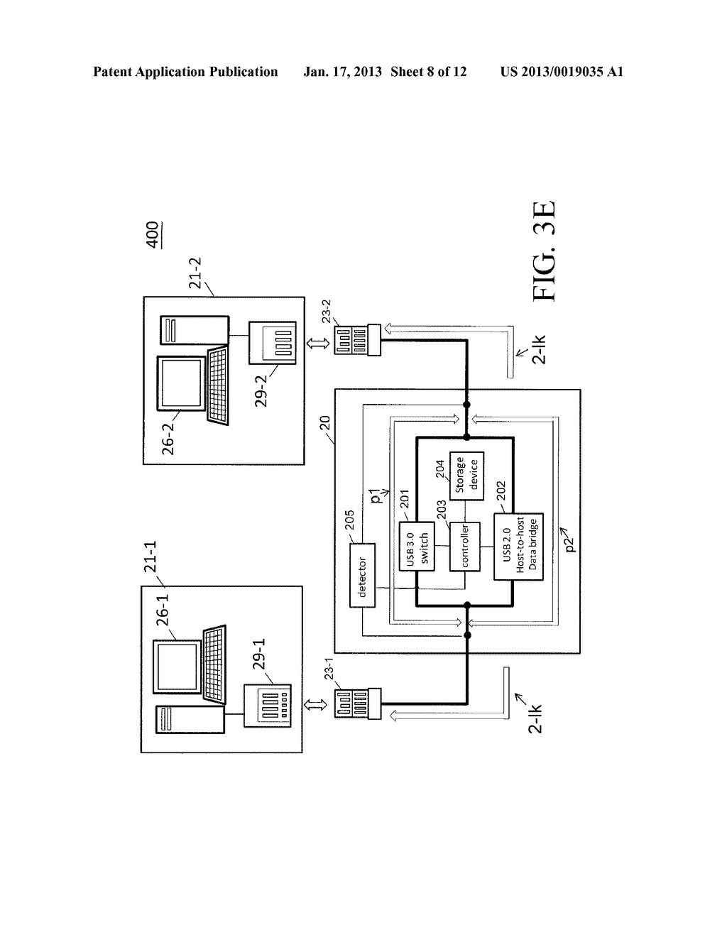 APPARATUS FOR PEER-TO-PEER COMMUNICATION OVER A UNIVERSAL SERIAL BUS LINKAANM CHANG; Ming-TeAACI New Taipei CityAACO TWAAGP CHANG; Ming-Te New Taipei City TW - diagram, schematic, and image 09