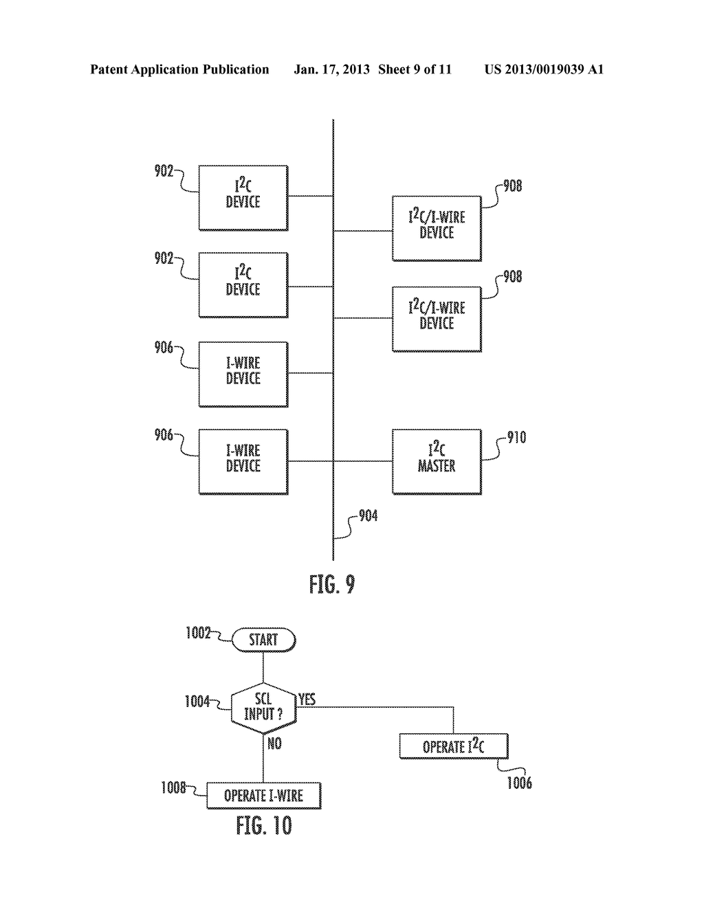 SYSTEM AND METHOD FOR OPERATING A ONE-WIRE PROTOCOL SLAVE IN A TWO-WIRE     PROTOCOL BUS ENVIRONMENT - diagram, schematic, and image 10