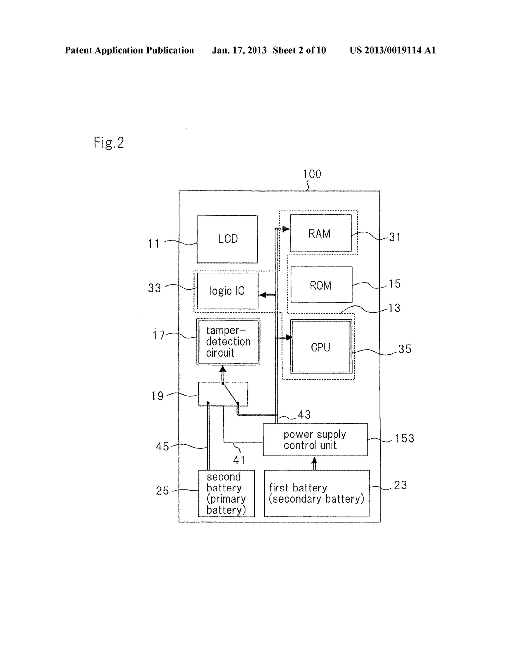 MOBILE TERMINAL AND POWER CONTROL METHODAANM Sumida; HaruhikoAACI KanagawaAACO JPAAGP Sumida; Haruhiko Kanagawa JP - diagram, schematic, and image 03