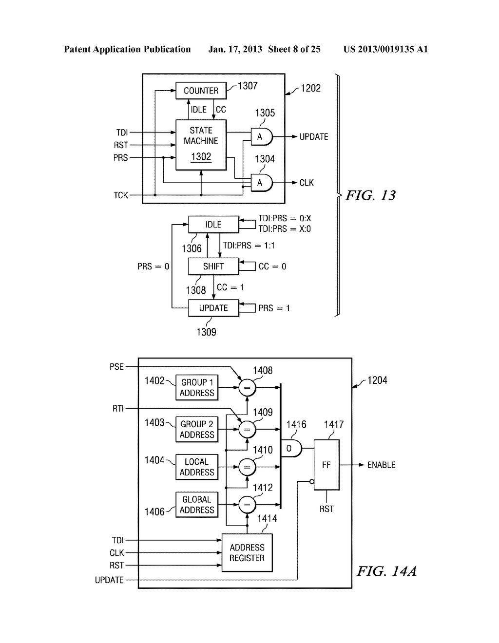 TEST ACCESS PORT WITH ADDRESS AND COMMAND CAPABILITY - diagram, schematic, and image 09