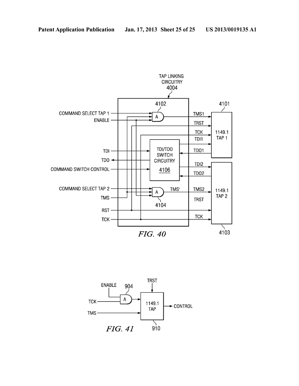 TEST ACCESS PORT WITH ADDRESS AND COMMAND CAPABILITY - diagram, schematic, and image 26