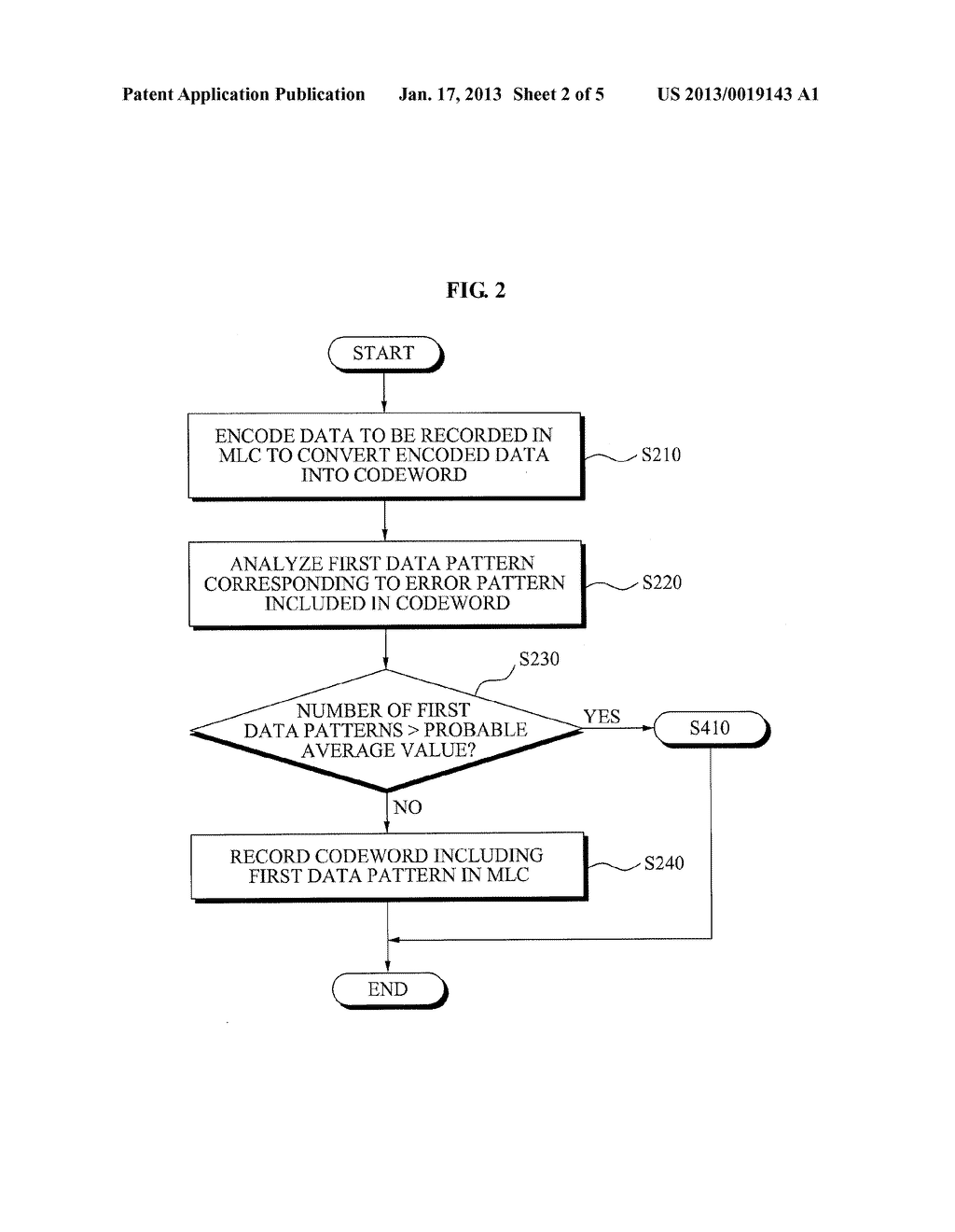 Memory Device And Method Of Storing Data With Error Correction Using     Codewords - diagram, schematic, and image 03