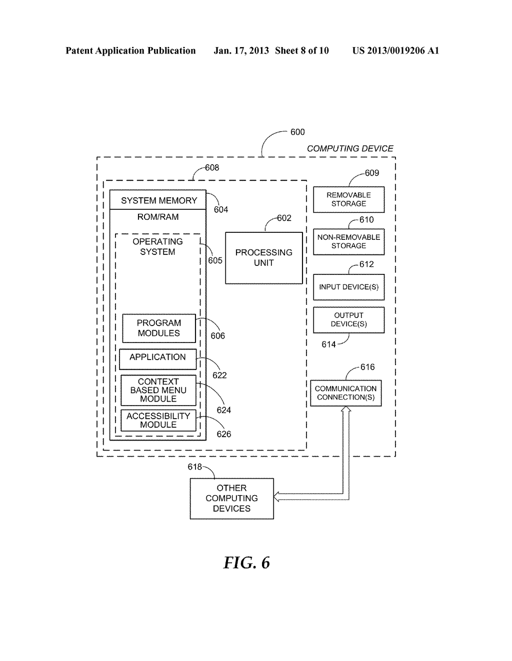 PROVIDING ACCESSIBILITY FEATURES ON CONTEXT BASED RADIAL MENUS - diagram, schematic, and image 09