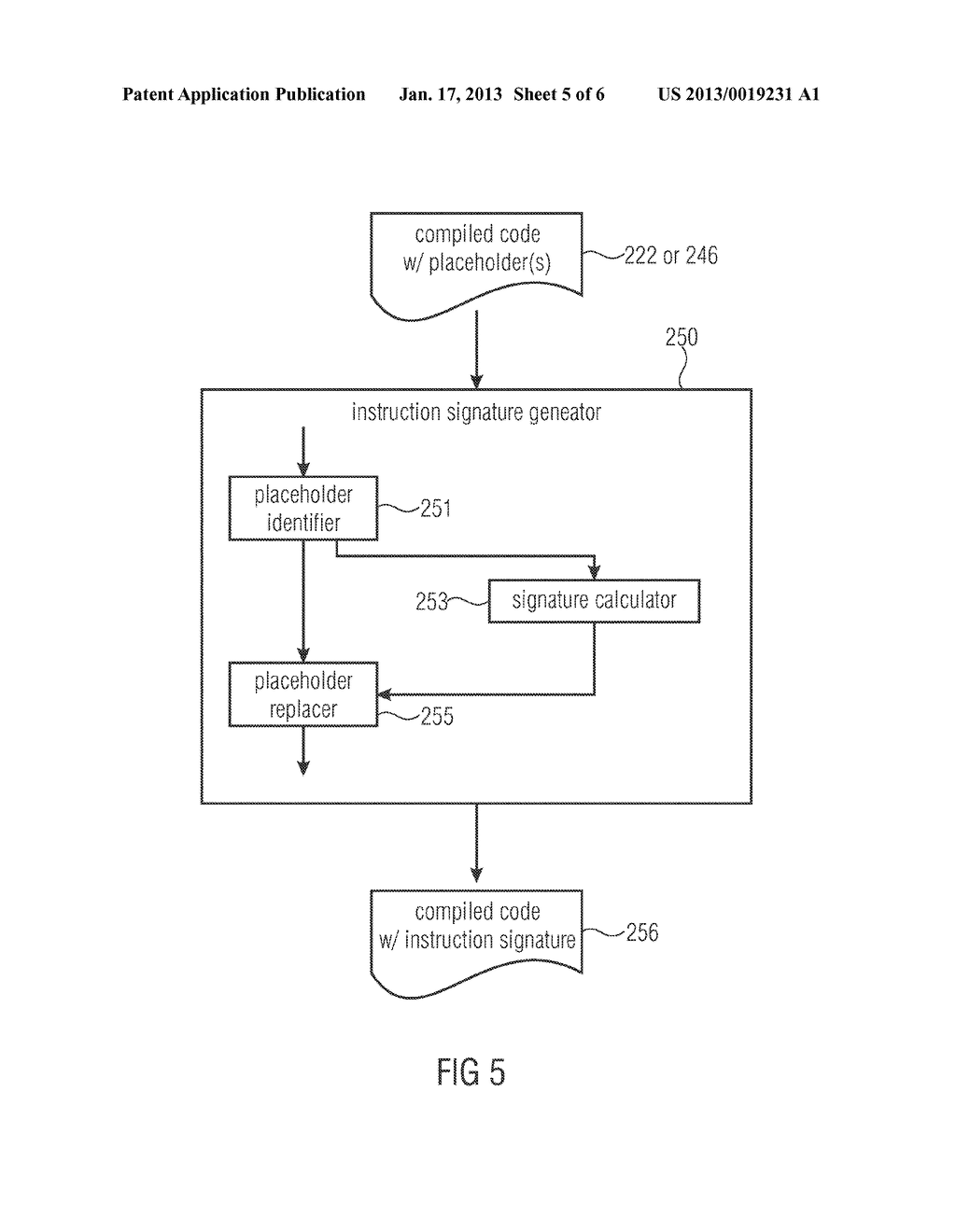 DISTRIBUTED COMPILING PROCESS WITH INSTRUCTION SIGNATURE SUPPORTAANM Mangard; StefanAACI MuenchenAACO DEAAGP Mangard; Stefan Muenchen DEAANM Gammel; BerndtAACI Markt SchwabenAACO DEAAGP Gammel; Berndt Markt Schwaben DEAANM Duve; JuergenAACI HolzkirchenAACO DEAAGP Duve; Juergen Holzkirchen DE - diagram, schematic, and image 06