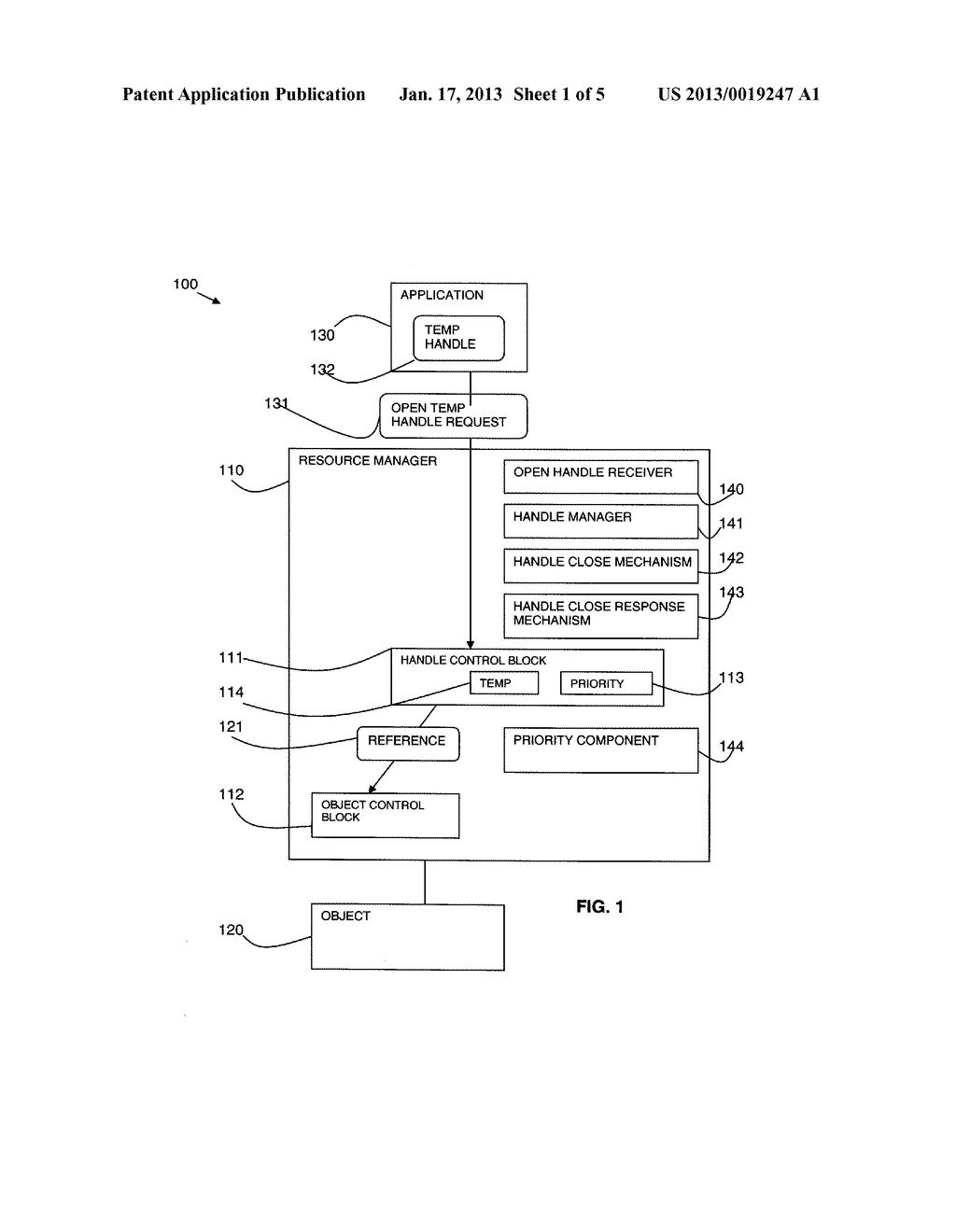 Method for using a temporary object handle - diagram, schematic, and image 02