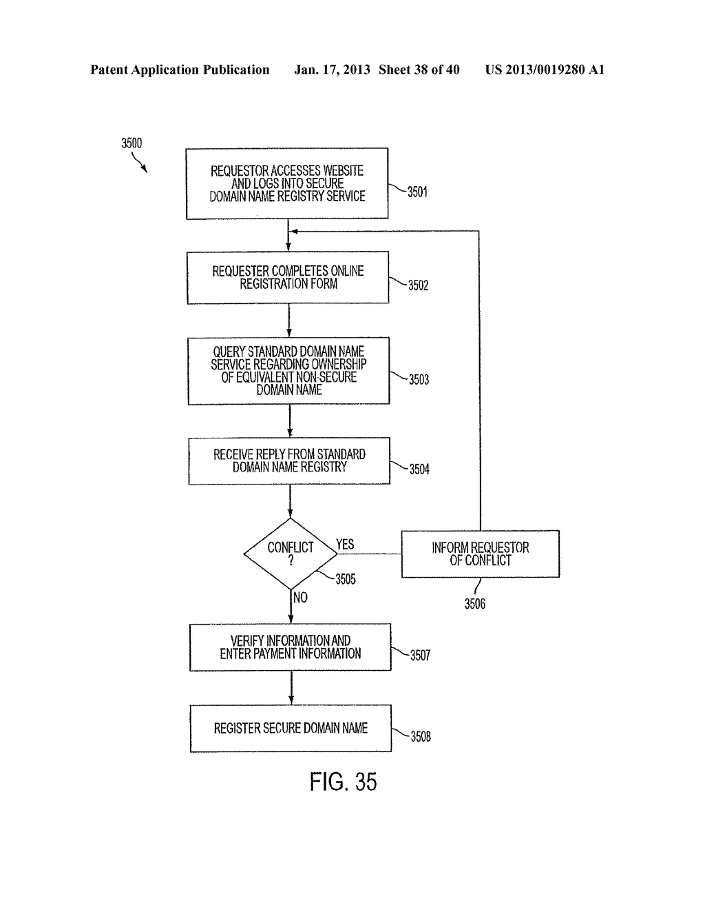 ESTABLISHING SECURE COMMUNICATION LINK BETWEEN COMPUTERS OF VIRTUAL     PRIVATE NETWORK - diagram, schematic, and image 39