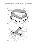 Aquatic goggles diagram and image