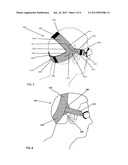 Aquatic goggles diagram and image