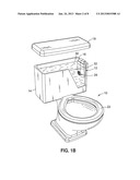 TOILET DEVICE WITH INDICATOR diagram and image