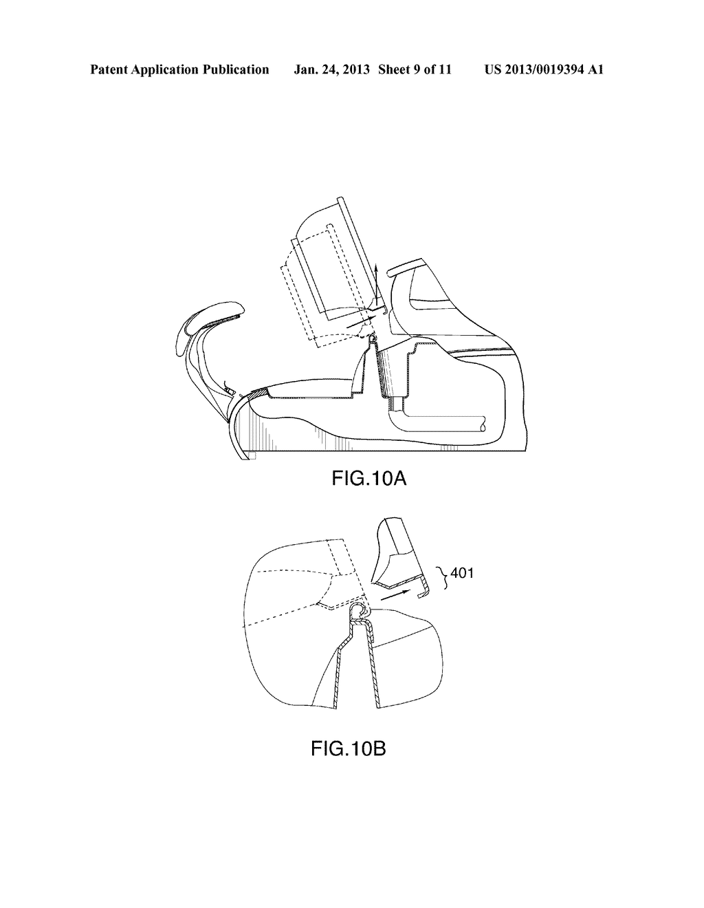 Pedicure Spa Station with Separate Integrated Drain - diagram, schematic, and image 10