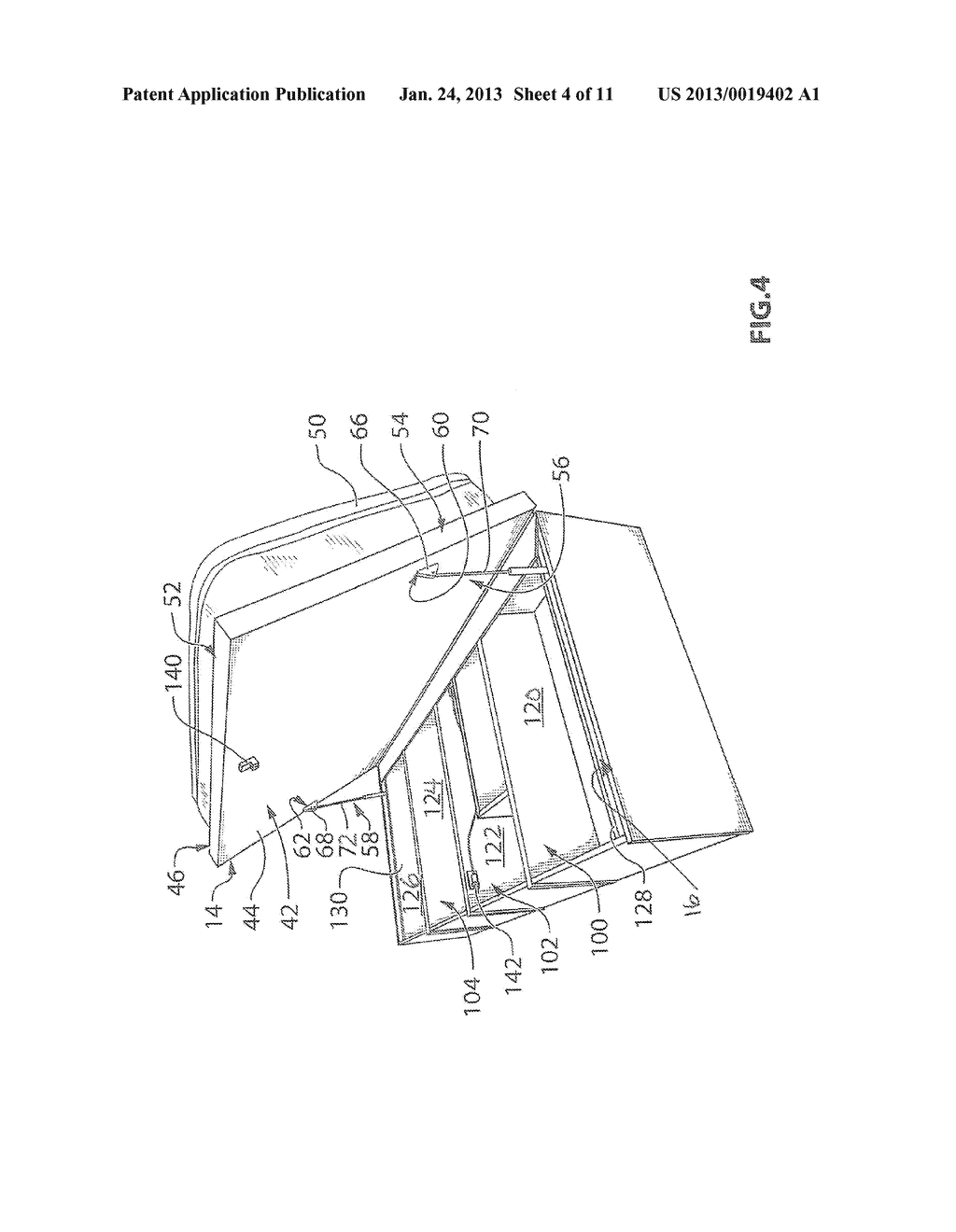 BED HAVING A TILTING MATTRESS DECK - diagram, schematic, and image 05